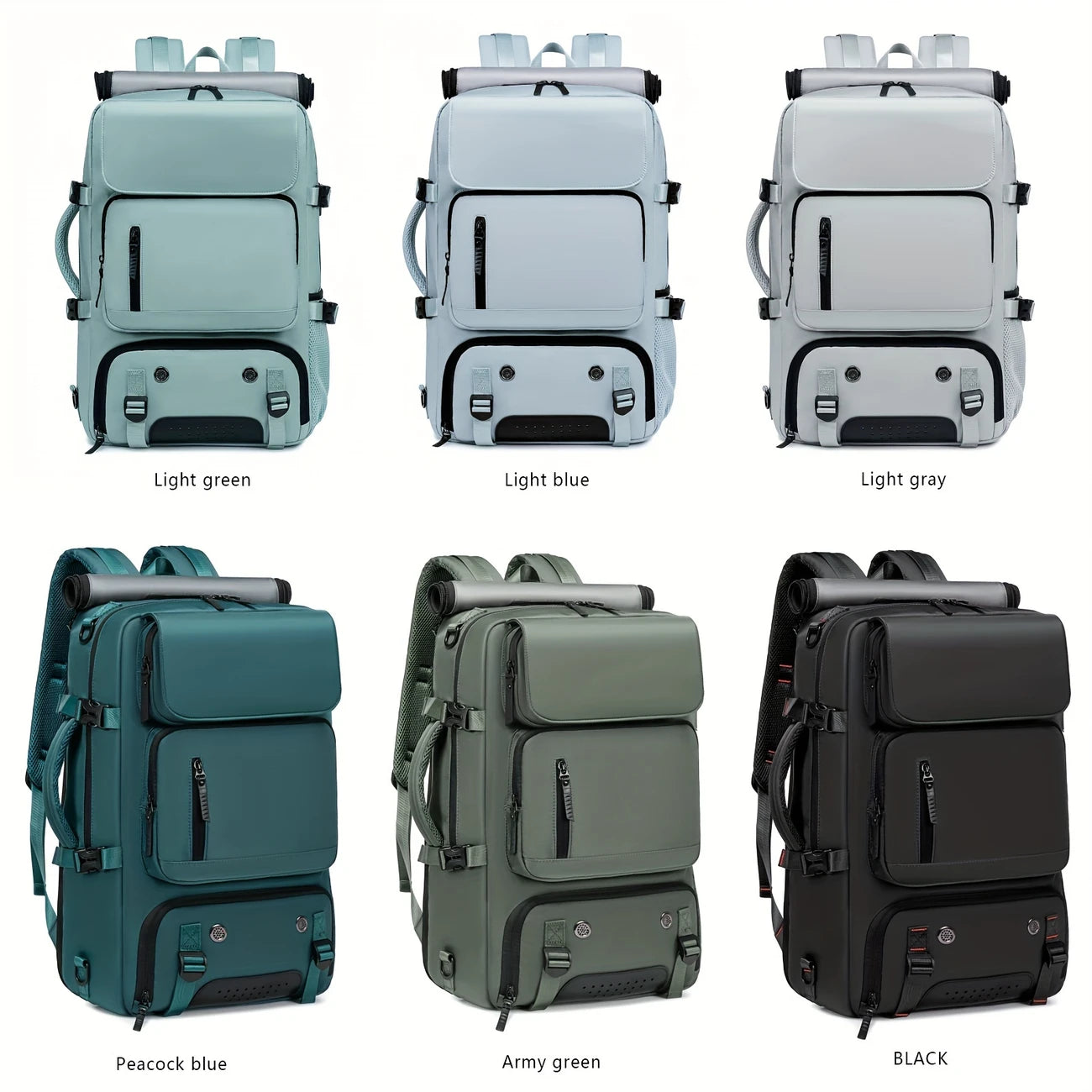 GearTrek™ All-Terrain Travel Backpack | 3-in-1 Expandable Laptop, Hiking & Shoe Storage Bag