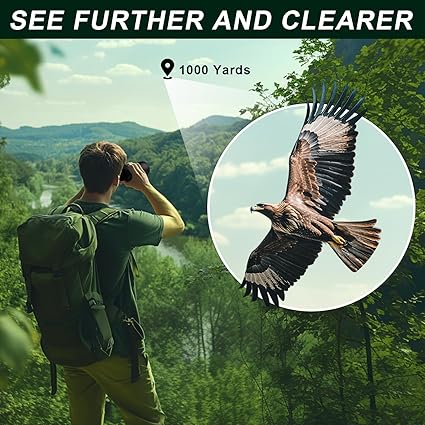 Military-Grade 10–380× HD Binoculars – Long-Range Zoom