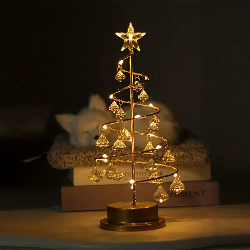 Crystal Cascade - Tabletop Lamp Tree