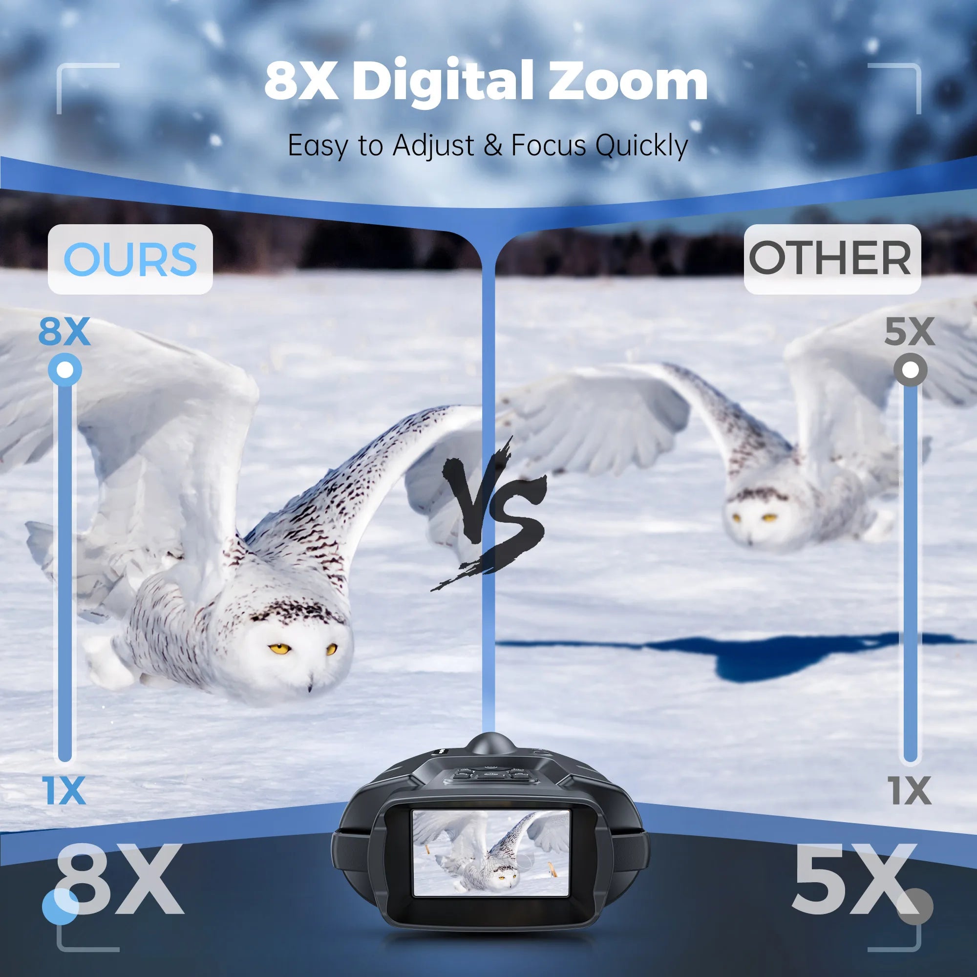 NightSight Pro X4™ 4K Night Vision Binoculars