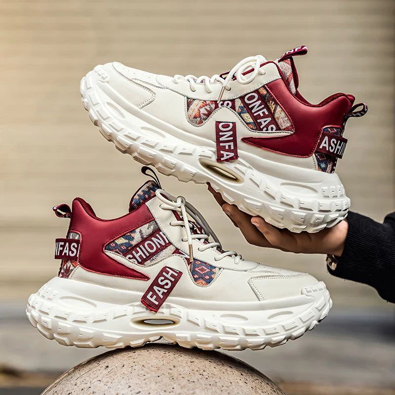 ApexBoost™ Men’s Chunky High-Performance Fashion Sneakers