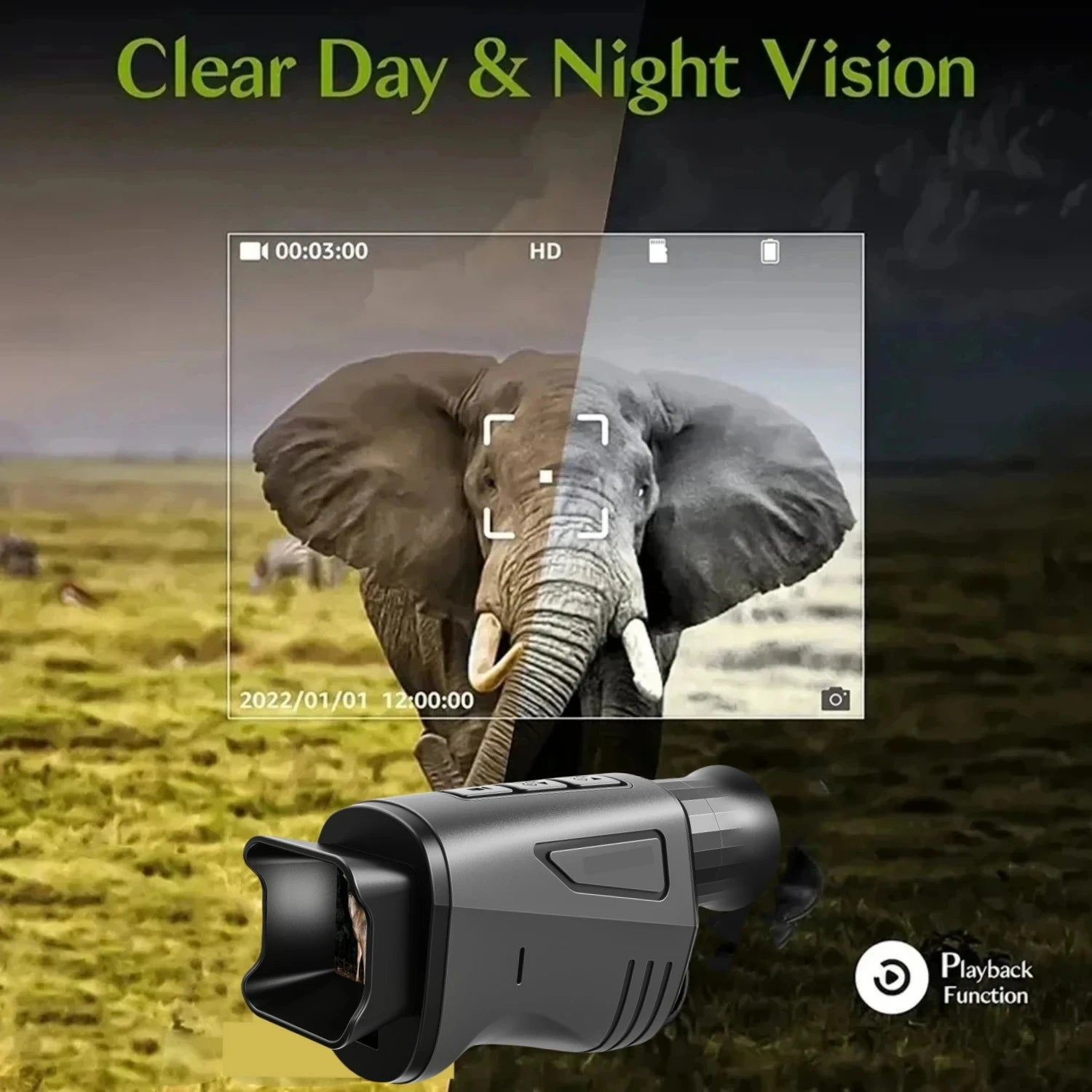 NightScout One™ HD Night Vision Monocular