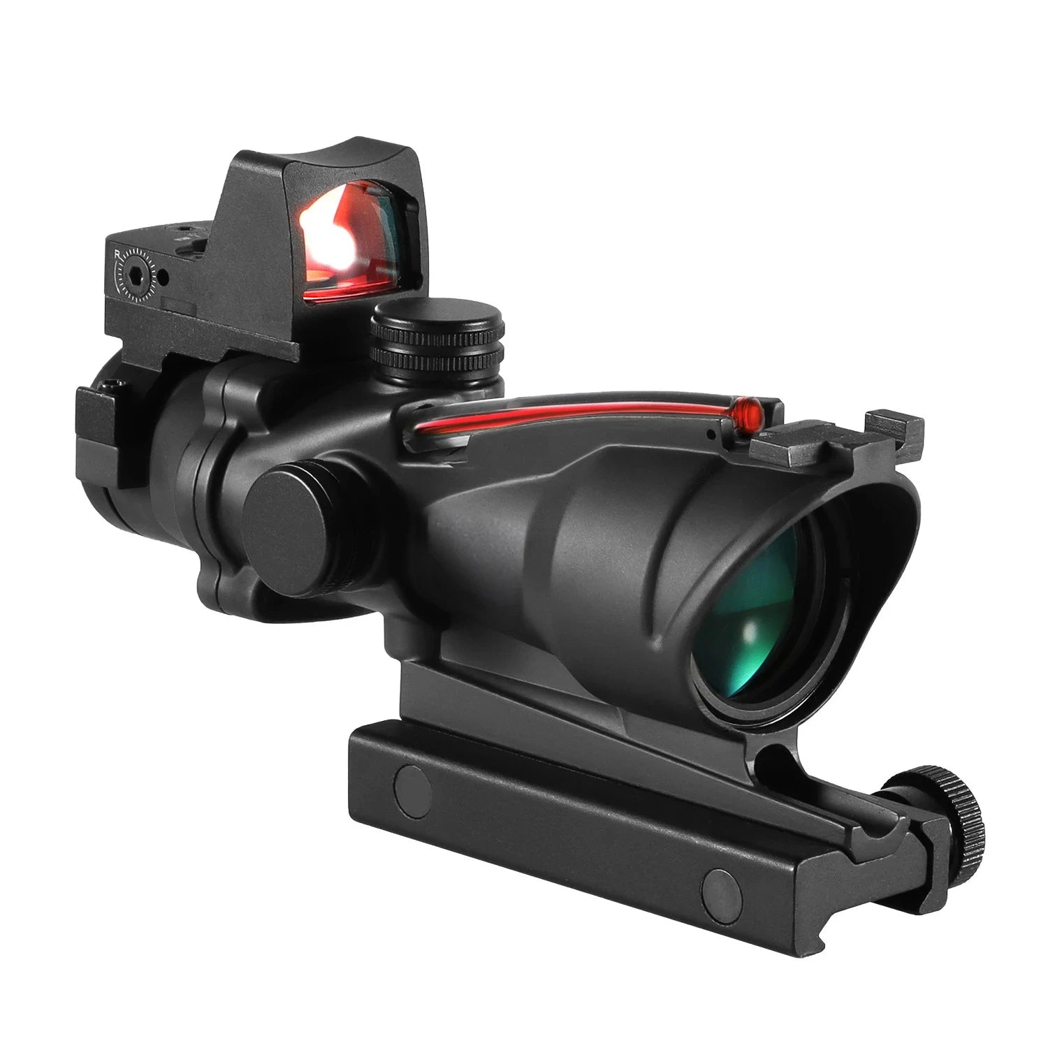 Trijicon Style 4x32 Tactical Red Dot Combo Scope 🎯🔥
