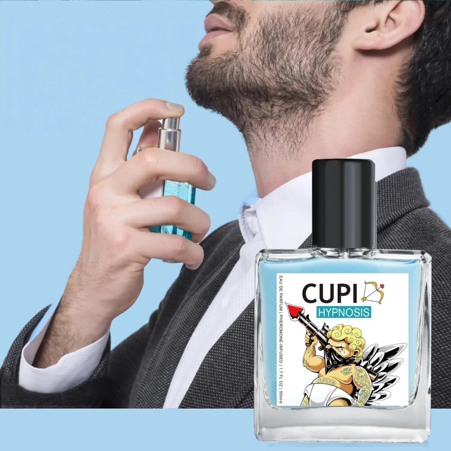 🔥 Cupid™ Hypnosis Pheromone Perfume (50ml) – Long-Lasting Confidence Booster