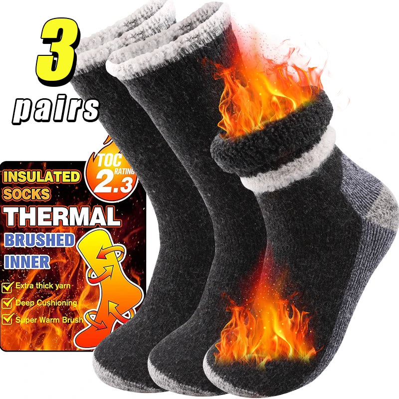 ArcticWarm™ Merino Thermal Wool Socks 🧦🔥 (3 Pairs Set)