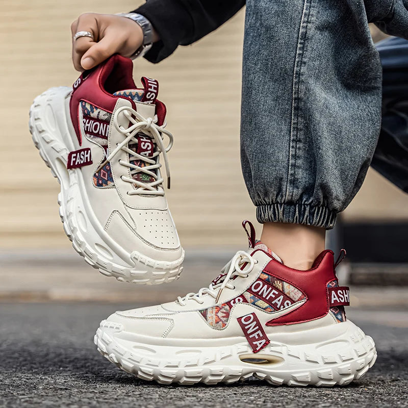 ApexBoost™ Men’s Chunky High-Performance Fashion Sneakers