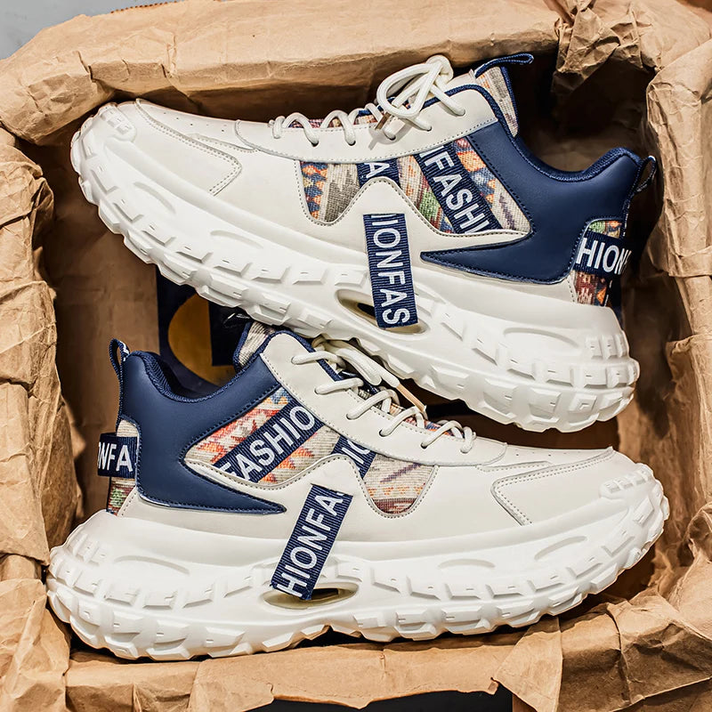 ApexBoost™ Men’s Chunky High-Performance Fashion Sneakers