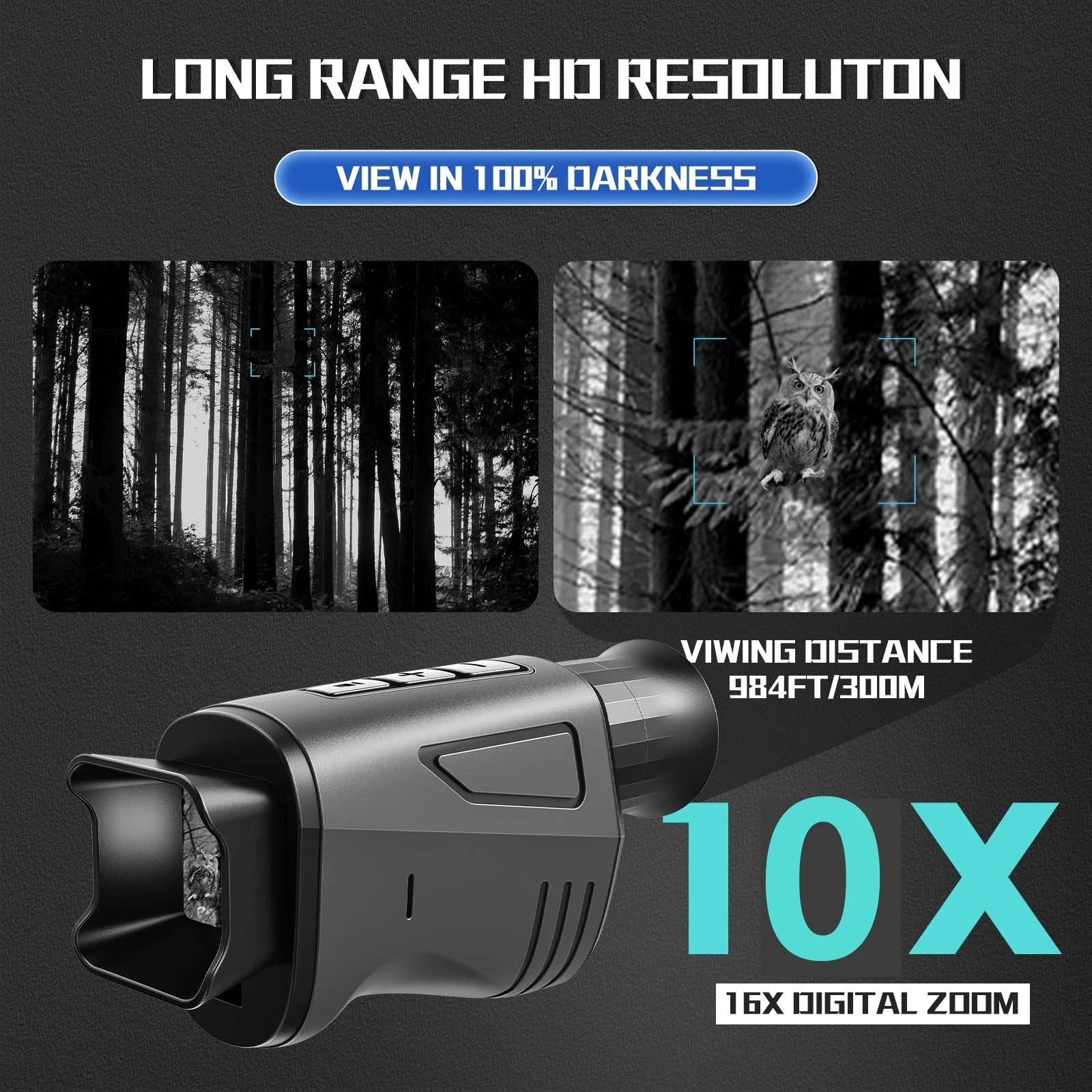 NightScout One™ HD Night Vision Monocular