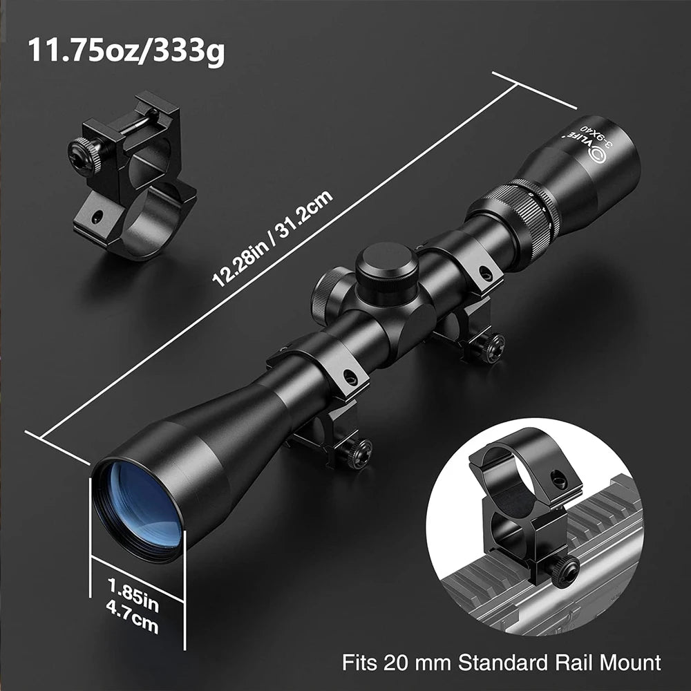 3–9X40 Precision Hunting Riflescope 🎯