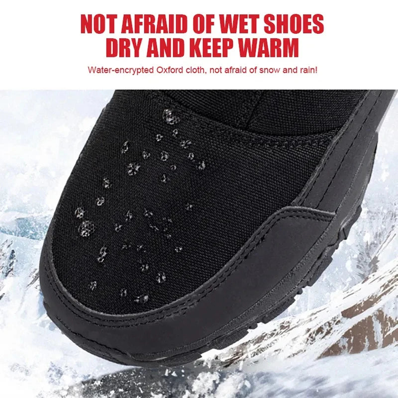 Men’s Winter Waterproof Insulated Snow Boots
