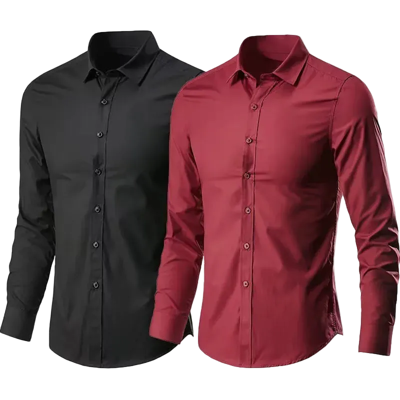 Men’s Slim-Fit Stretch Shirt 👔