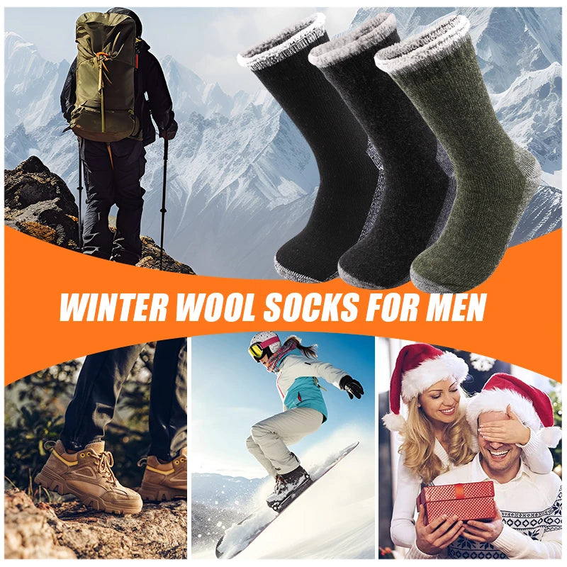 ArcticWarm™ Merino Thermal Wool Socks 🧦🔥 (3 Pairs Set)