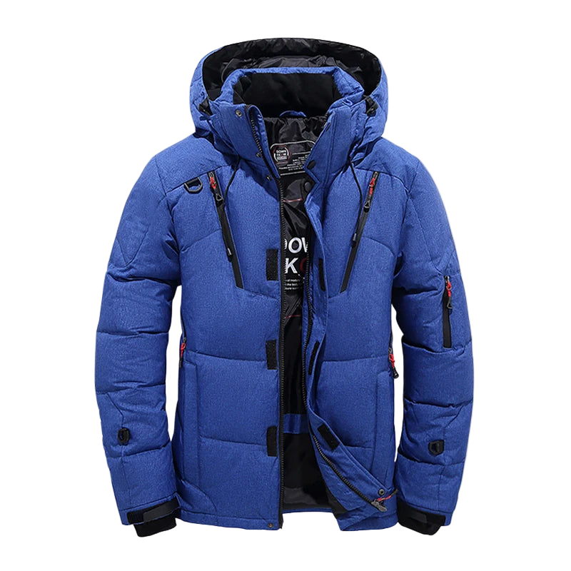 ArcticGuard™ Men’s White Duck Down Jacket