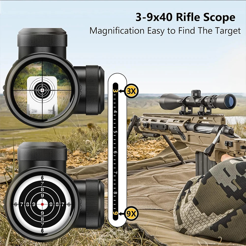 3–9X40 Precision Hunting Riflescope 🎯