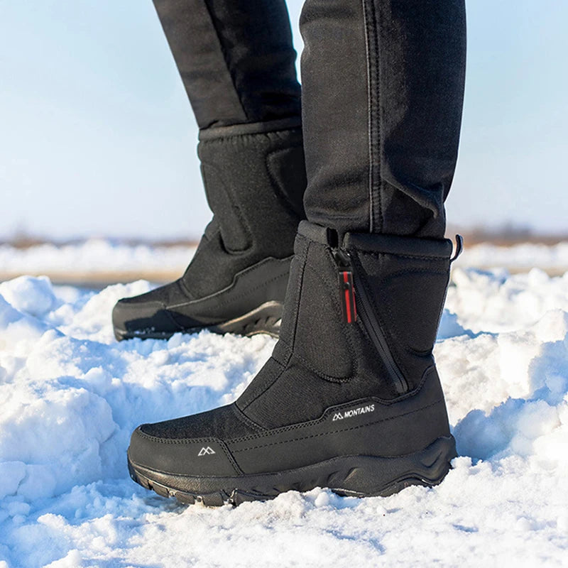 Men’s Winter Waterproof Insulated Snow Boots