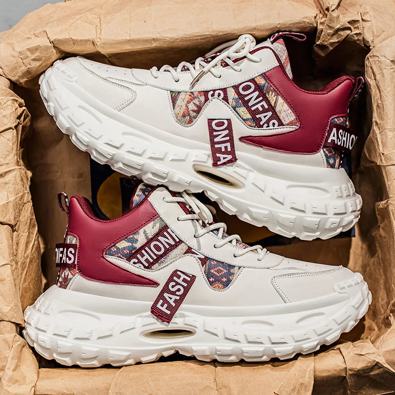 ApexBoost™ Men’s Chunky High-Performance Fashion Sneakers