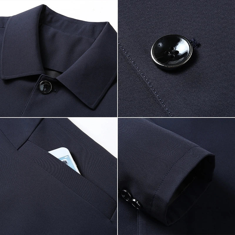 EliteWear™ Men's Business Casual Jacket – Smart, Lightweight & Professional