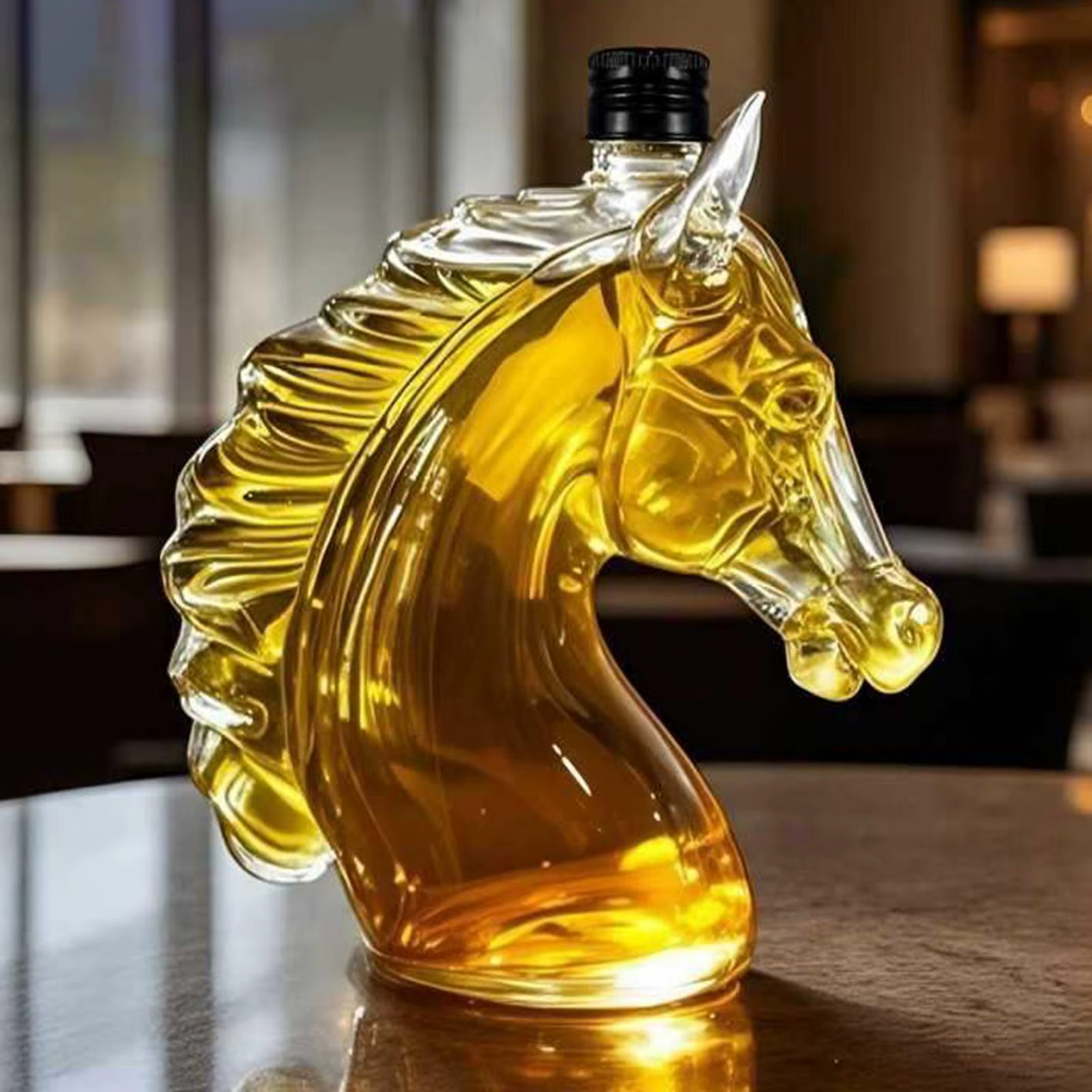 BeastPour™ Premium Animal Head Whiskey Decanter Collection (Hand-Crafted Glass)