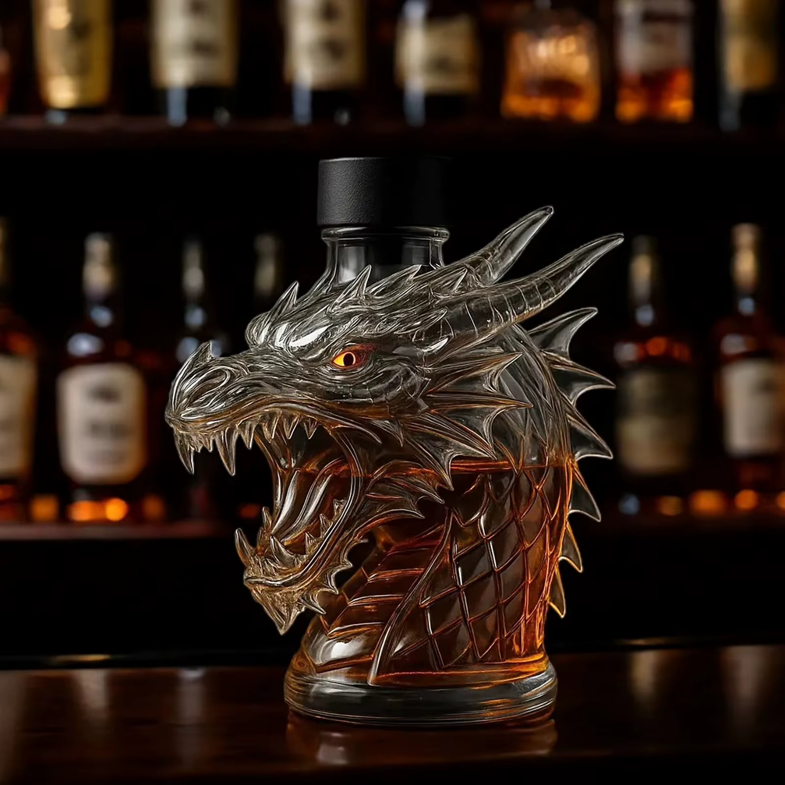 BeastPour™ Premium Animal Head Whiskey Decanter Collection (Hand-Crafted Glass)