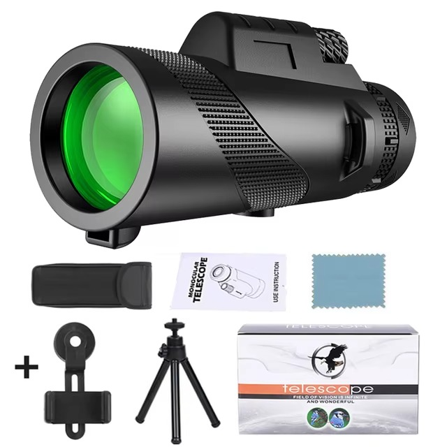 Portable 5000M HD Zoom Telescope + Free Tripod and Phone Clip 🎁