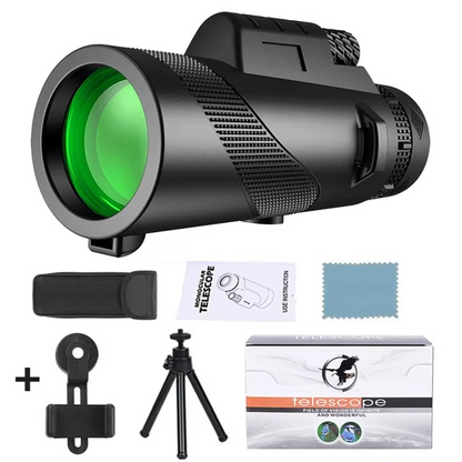 Portable 5000M HD Zoom Telescope + Free Tripod and Phone Clip 🎁