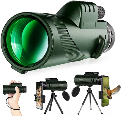 Portable 5000M HD Zoom Telescope + Free Tripod and Phone Clip 🎁